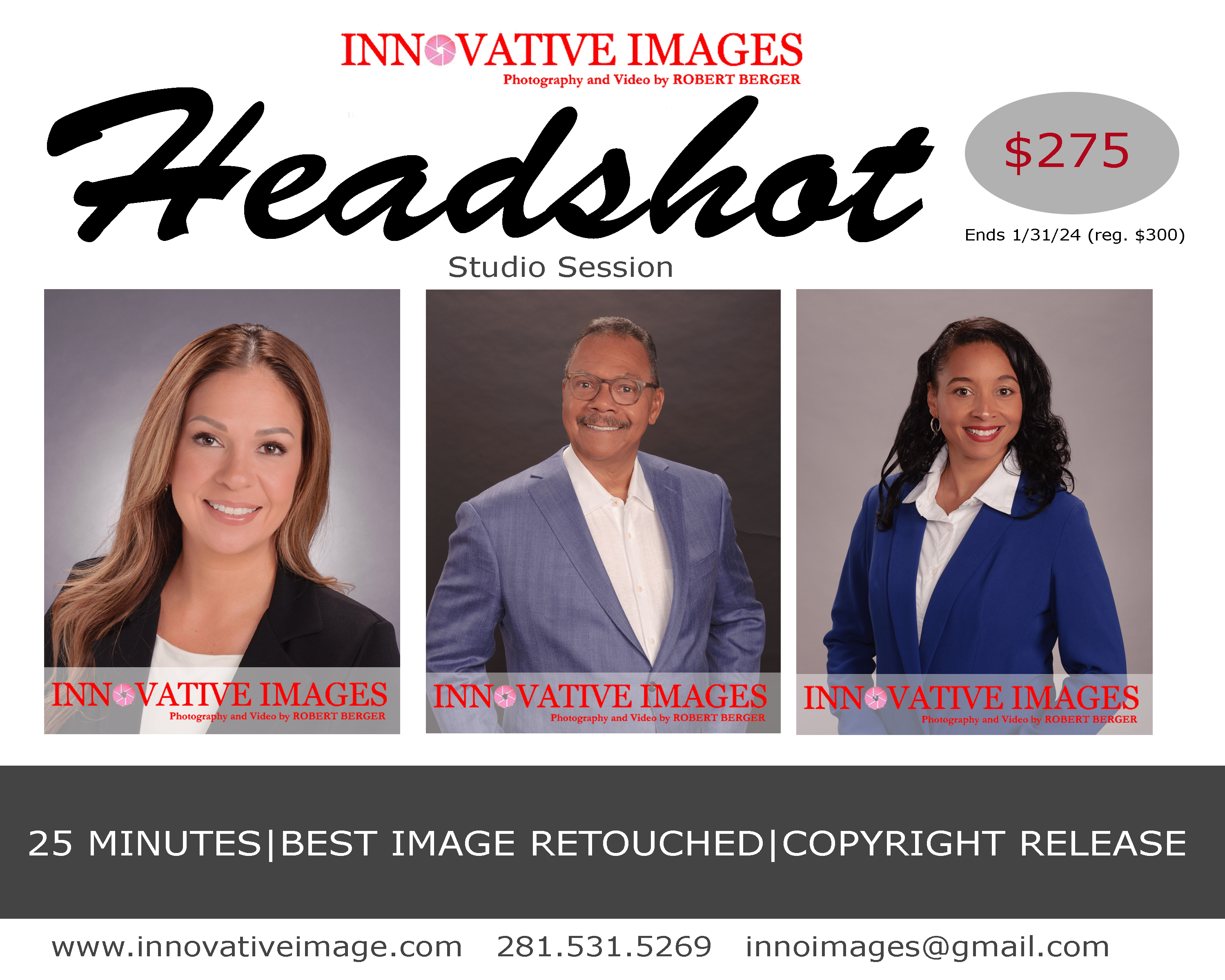 Houston Headshot Special Offer & Sale